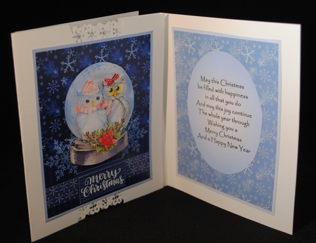 Christmas Animals Snow Globe Mini Kit by Yvonne Middleton