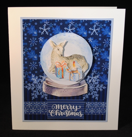 Christmas Animals Snow Globe Mini Kit by Yvonne Middleton