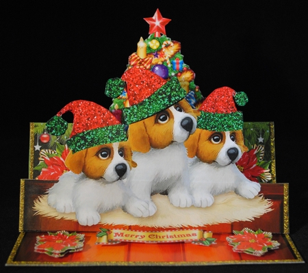Christmas at Santas Easel Kit.2 by Yvonne Middleton