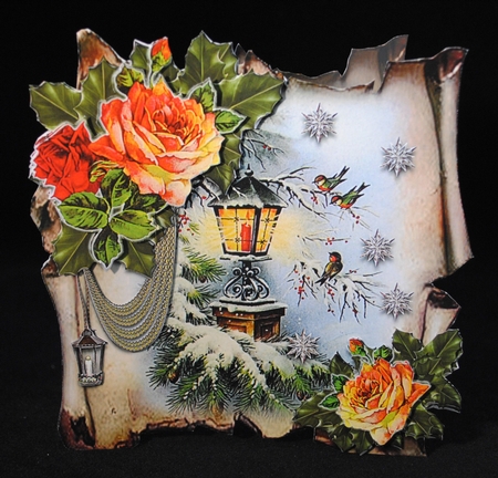 Christmas Parchments 35 by Yvonne Middleton