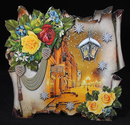 Christmas Parchments 37 by Yvonne Middleton
