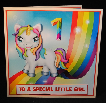 RAINBOW UNICORN  by Yvonne Middleton