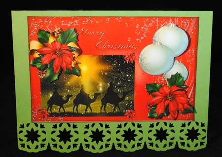 Red Christmas Card Bundle by Yvonne Middleton