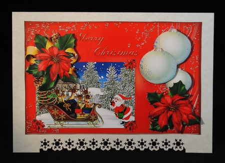 Red Christmas Card Bundle by Yvonne Middleton