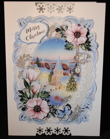 Winter Scene A5 Toppers set of 10 Plus Insert by Yvonne Middleton