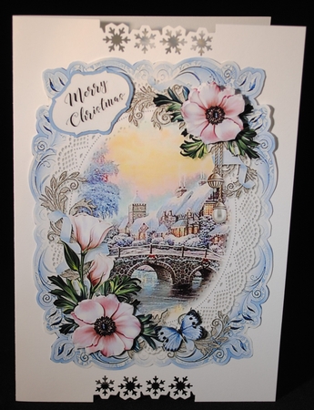 Winter Scene A5 Toppers set of 10 Plus Insert by Yvonne Middleton