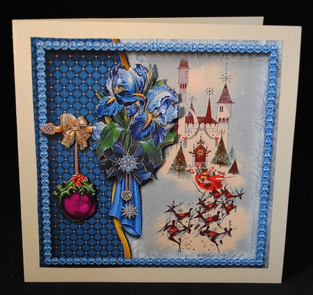 Christmas Blue 7 by Yvonne Middleton