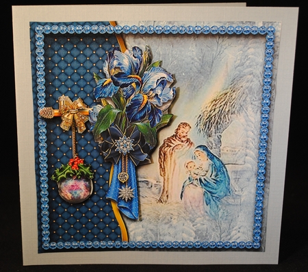 Christmas Blue 14 by Yvonne Middleton