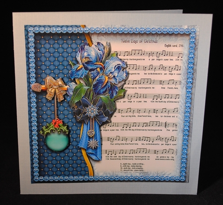 Christmas Blue 18 by Yvonne Middleton
