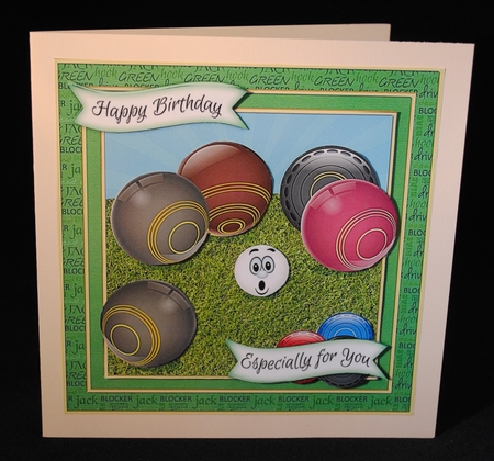 Lawn Bowls Mini Kit by Yvonne Middleton