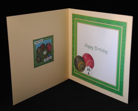 Lawn Bowls Mini Kit by Yvonne Middleton