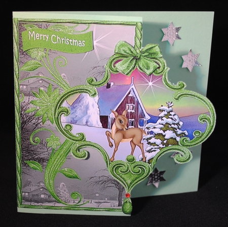 Mini Kit -over the Edge- Christmas  Scene #10 by Yvonne Middleton