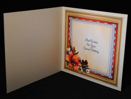 Beautiful Burnt Orange Lillys With Butterfly 8x8 Mini Kit by Yvonne Middleton