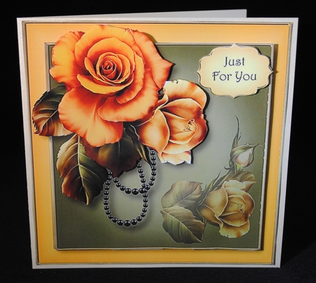 Golden Autumn Fantasy Roses by Yvonne Middleton