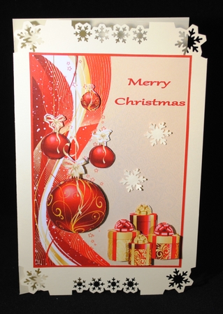Red And Golden Christmas by Yvonne Middleton
