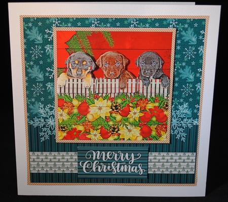 Christmas Puppies Mini Kit by Yvonne Middleton