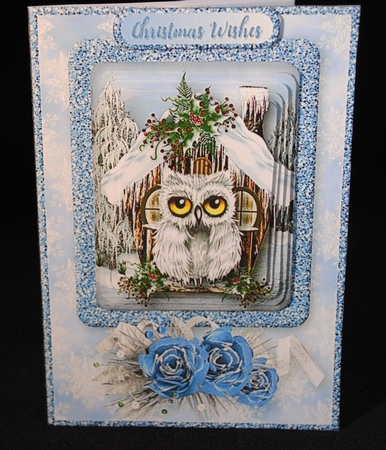 Woodland Christmas - A5 Pyramid Card Mini Kit by Yvonne Middleton