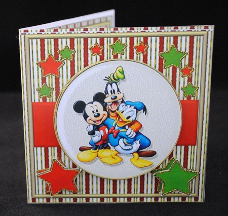 3D Bauble Card And Gift Box Starry Xmas Bumper  by Yvonne Middleton