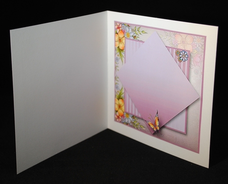 Flowers and Flutters - Diamond Pyramid Card Mini Kit by Yvonne Middleton