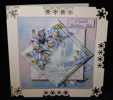 Winter Church - Diamond Pyramid Card Mini Kit by Yvonne Middleton