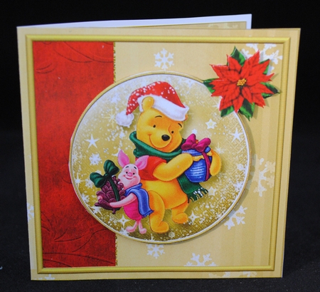 Christmas With Winnie 6 Bauble Bumper Gold Kit by Yvonne Middleton