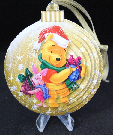 Christmas With Winnie 6 Bauble Bumper Gold Kit by Yvonne Middleton
