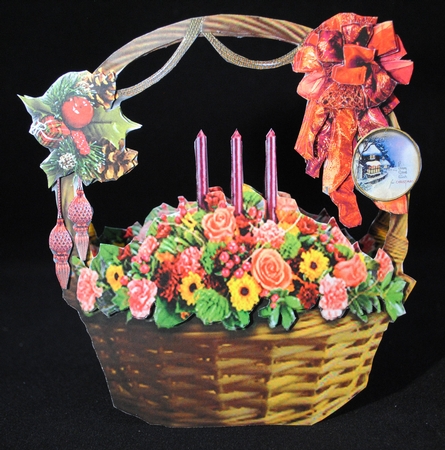 Christmas Basket 13 by Yvonne Middleton