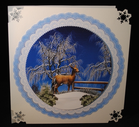 WINTER DEER TOPPERS  by Yvonne Middleton
