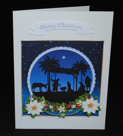 NATIVITY SILHOUETTE  by Yvonne Middleton
