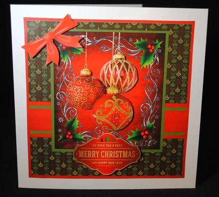 Christmas Baubles by Yvonne Middleton
