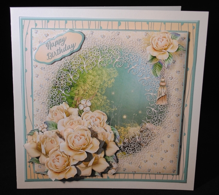 Mystic Woodland Decoupage Card Mini Kit by Yvonne Middleton