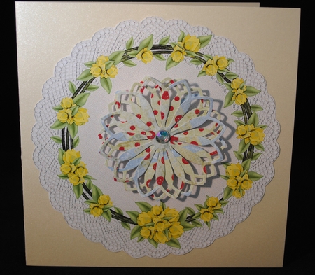 Floral lace Doilies  by Yvonne Middleton