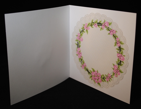 Floral lace Doilies  by Yvonne Middleton