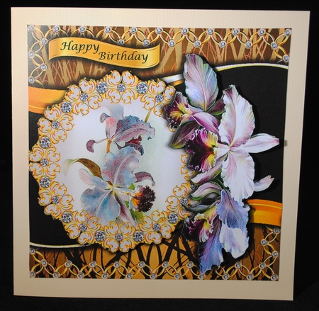 Bejewelled Blooms - Orchids by Yvonne Middleton