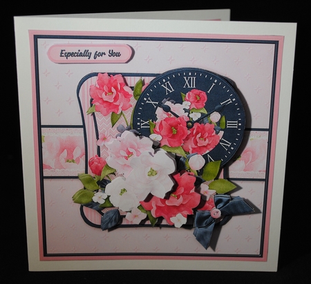 Flower Clock - Layered Card Mini Kit by Yvonne Middleton