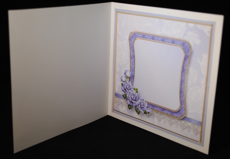 Lilac Roses - Layered Card Mini Kit by Yvonne Middleton