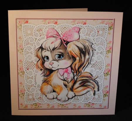 Have A Doggone Great Birthday Topper Plus Insert by Yvonne Middleton