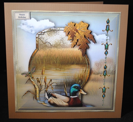 Mallard Moments Card Topper by Yvonne Middleton