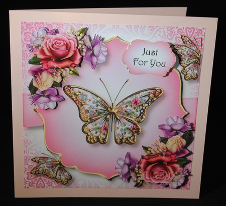 Beautiful Butterfly - Belle Epoque Roses by Yvonne Middleton
