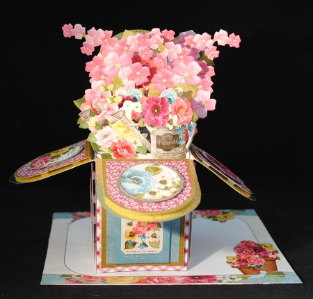 3D POP BOX CARD KIT - VINTAGE GARDEN by Yvonne Middleton
