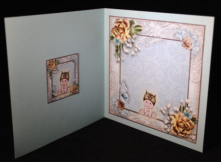 Baby Boy Owl Hat Card Kit by Yvonne Middleton
