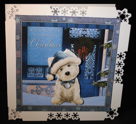 Westie Christmas by Yvonne Middleton