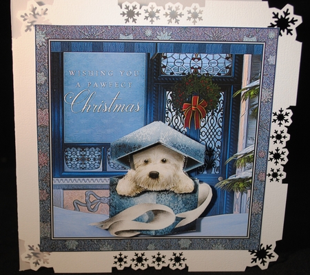Westie Christmas 3 by Yvonne Middleton