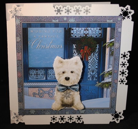 Westie Christmas 4 by Yvonne Middleton