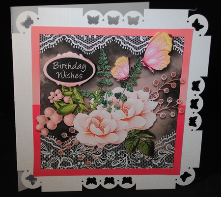 The Perfect Petal Card Topper by Yvonne Middleton