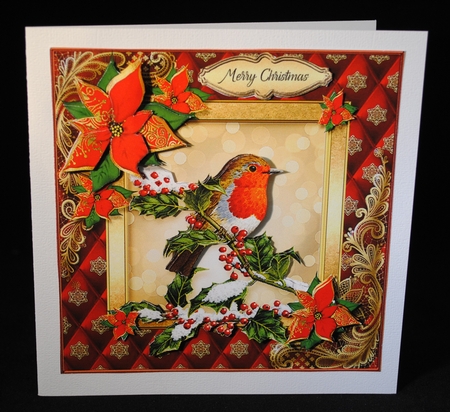 Quilted Christmas Card Fronts Set-2B by Yvonne Middleton