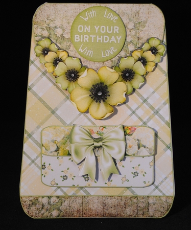 Backpack Shaped Card Kit 1494 by Yvonne Middleton