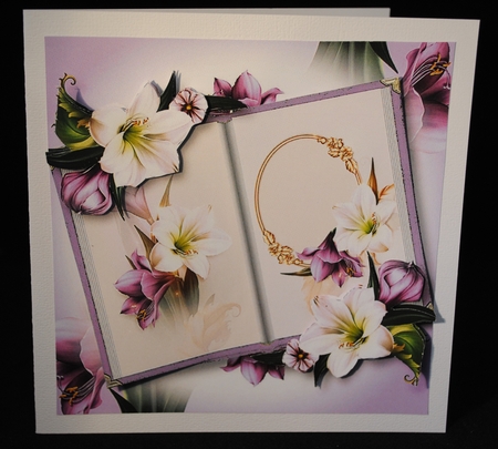 Open Book Flowers Bumper Kit 2 by Yvonne Middleton