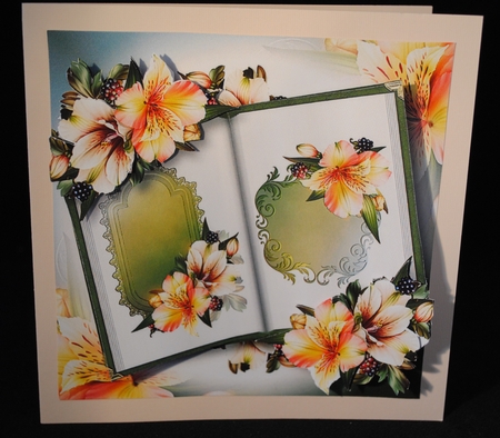 Open Book Flowers Bumper Kit 3 by Yvonne Middleton