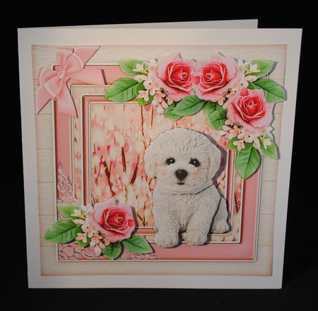 Cute Bichon Puppy Mini Kit by Yvonne Middleton